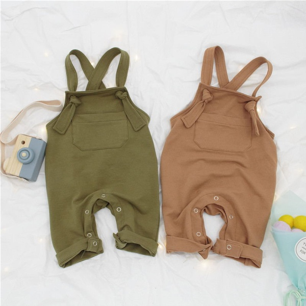 Baby Overalls Back tie closure Jumpsuit