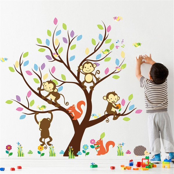 Cartoon Animal Wall Sticker