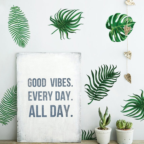 Plants Wall Sticker(6 Pcs Pack)