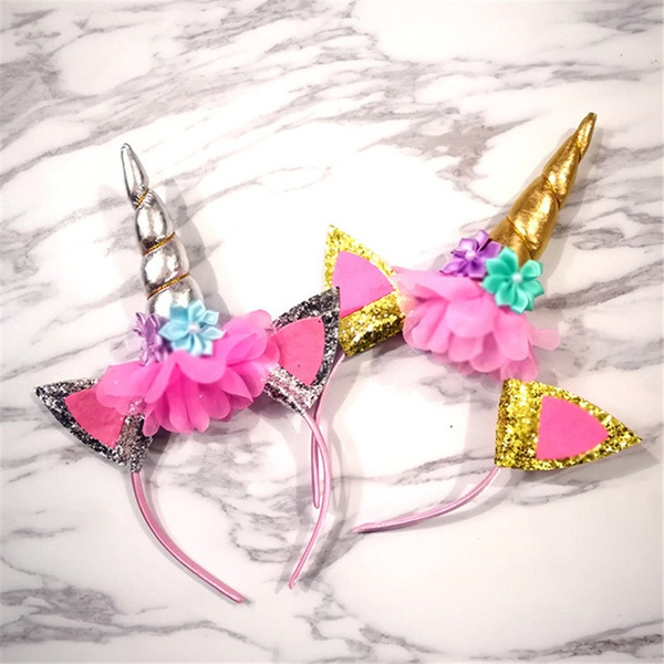 Girl's Party Unicorn Design Hair Hoop Hair Clasp