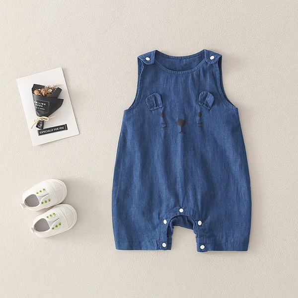 Baby Soft Denim Romper