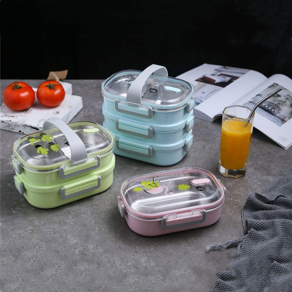 Portable&Visibility Multi-layer Lunch Box