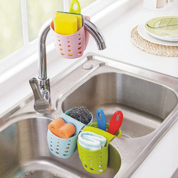 Newest Sink Shelf Kitchen Organizer Holder Hanging Double-Sides Portable Kitchen Accessories Wash