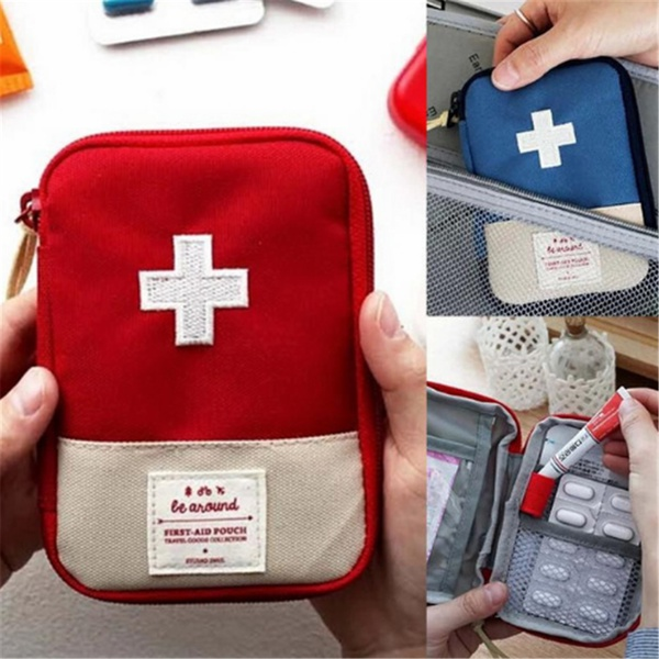 Portable Multi-Layer First Aid Kit Outdoor Travel Rescue Medicine Bag