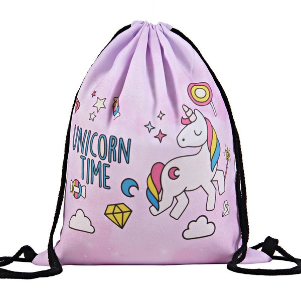 Unicorn Drawstring Bag