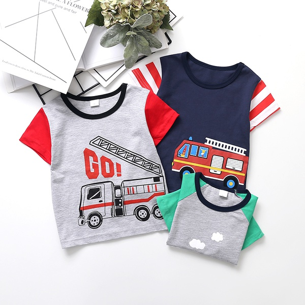 Baby / Toddler Cartoon Car Print Tee