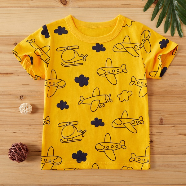 Baby / Toddler Boy Cartoon Airplane Print Tee