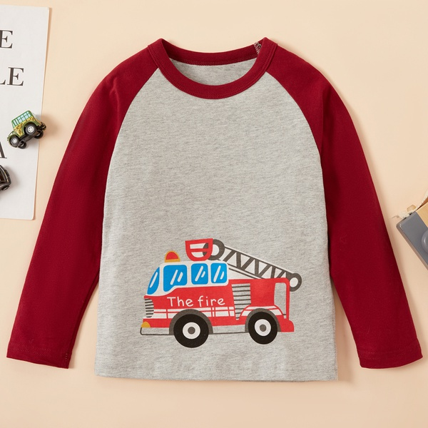 Baby / Toddler Boy Car Print Long-sleeve Tee