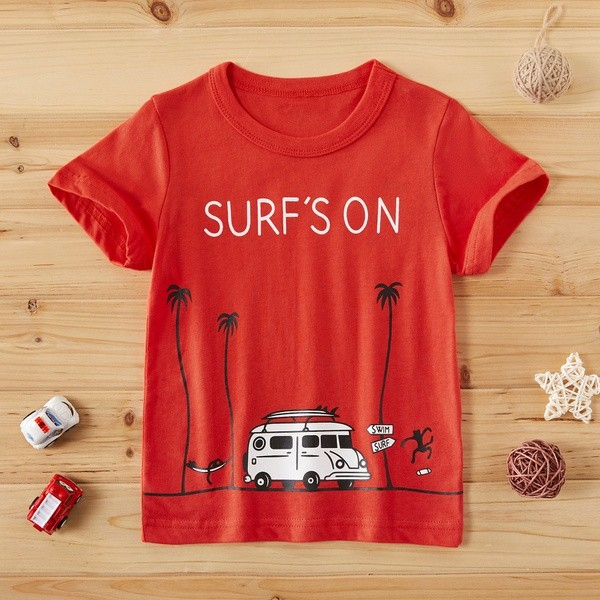 Baby / Toddler Boy Trendy Car Print Tee