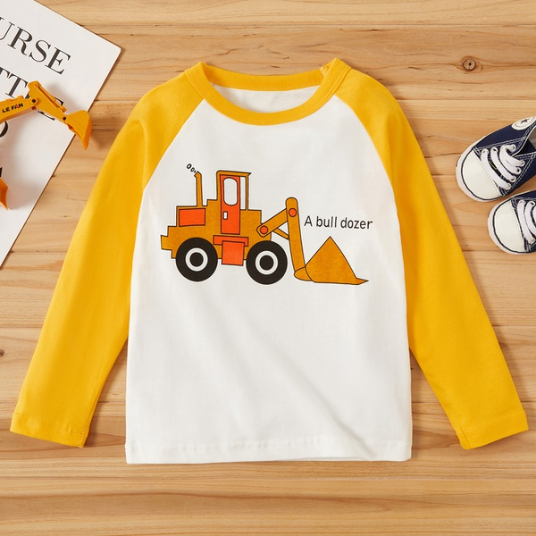 Baby / Toddler Boy Car Print Long-sleeve Tee