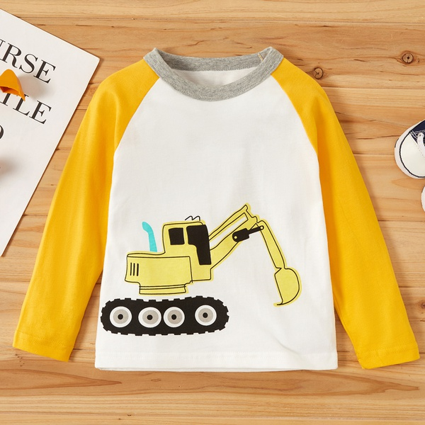 Baby / Toddler Boy Car Print Long-sleeve Tee