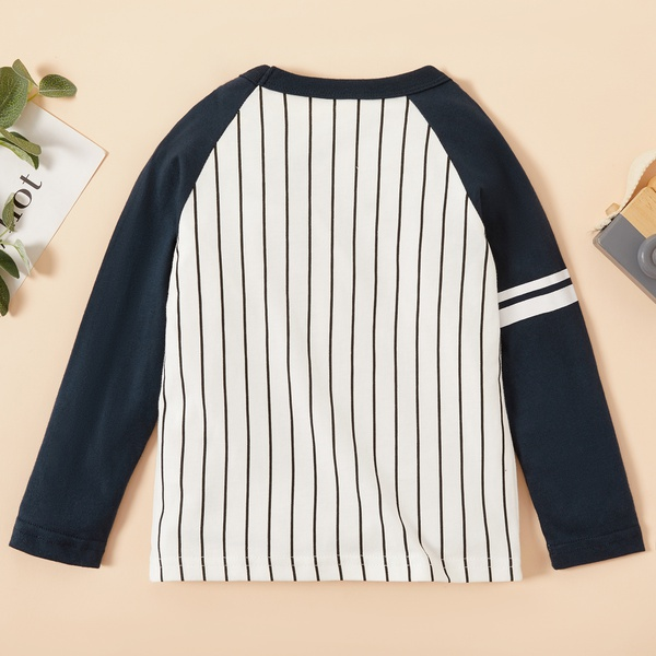 Baby / Toddler Boy Striped Causal Long-sleeve Tee