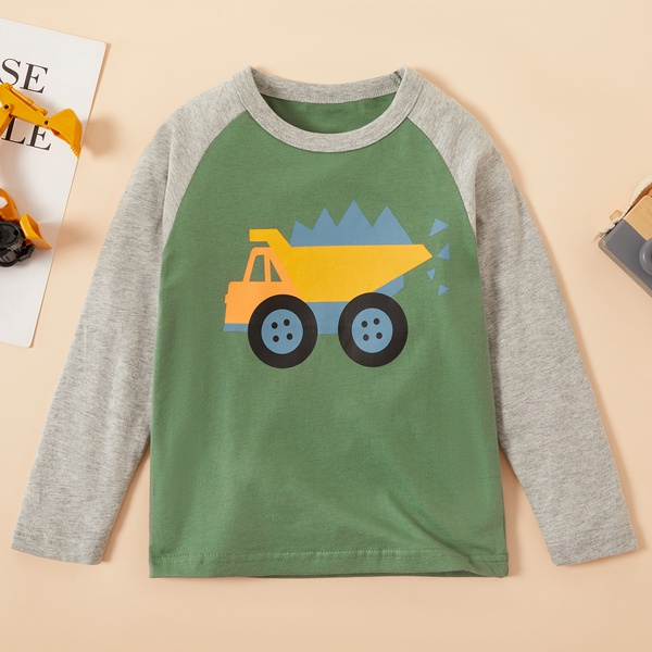 Baby / Toddler Boy Car Print Long-sleeve Tee