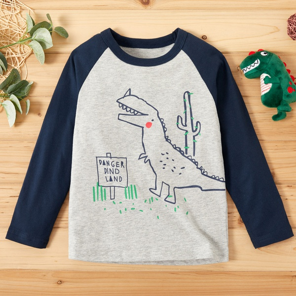 Baby / Toddler Boy Dinosaur Print Long-sleeve Tee