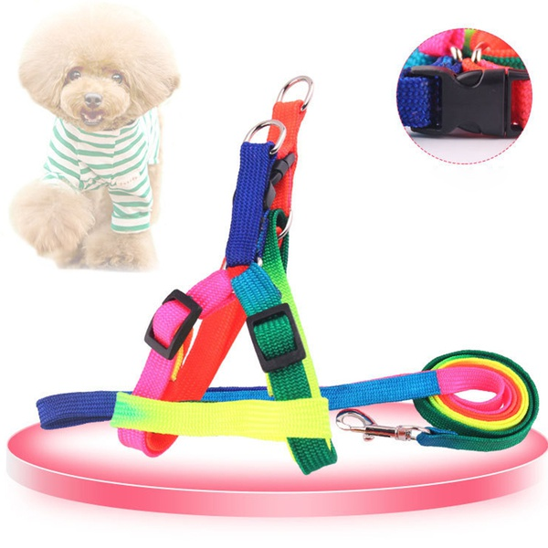 Pet Colorful Chest Strap Leash