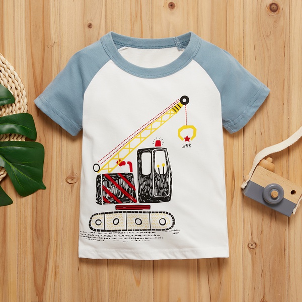 Truck Print Short-sleeve Tee