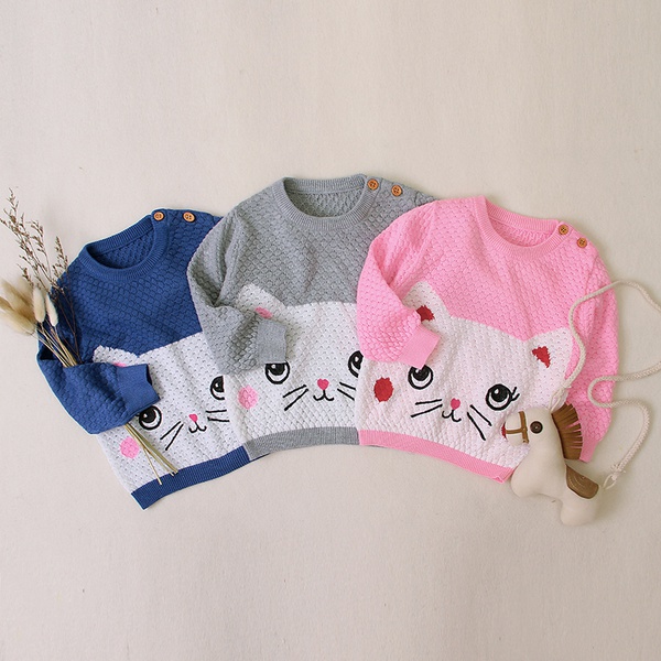 Cat Print Sweater