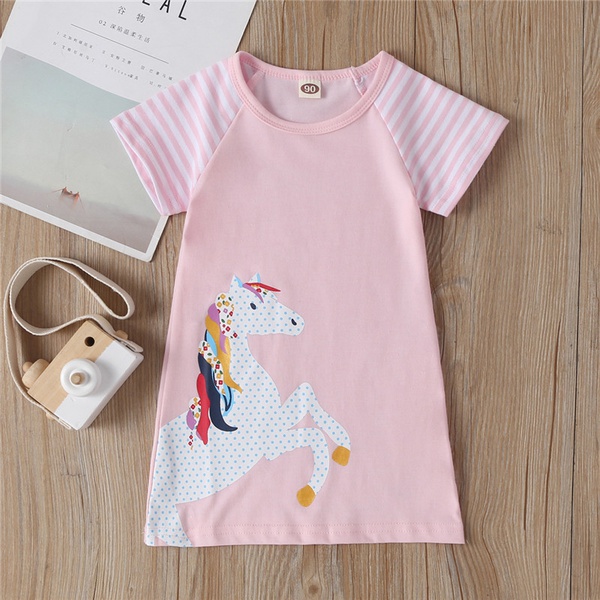 Baby / Toddler Unicorn Print Dresses