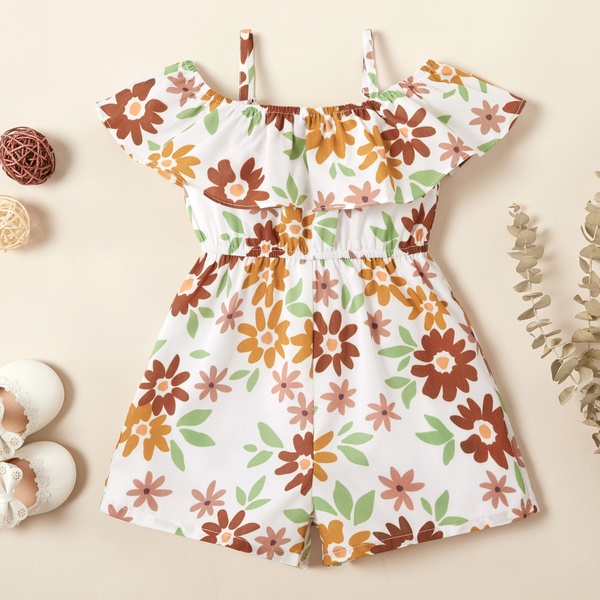 Baby Girl Floral Jumpsuits