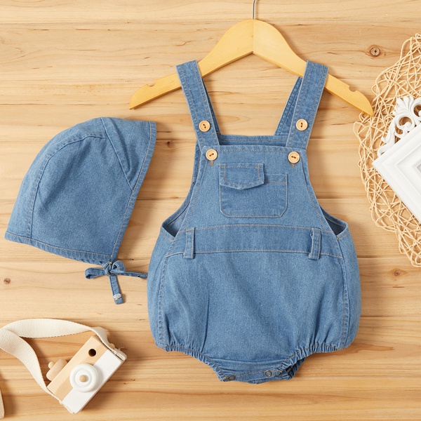 Baby Unisex Denim Overalls