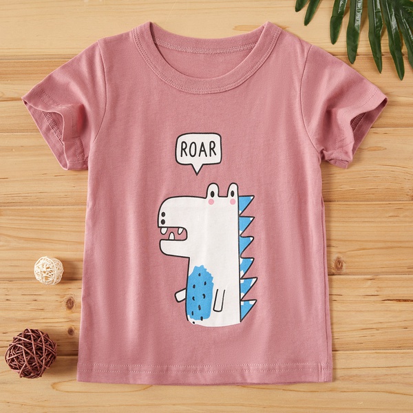 Baby / Toddler Girl Adorable Dino Print Tee