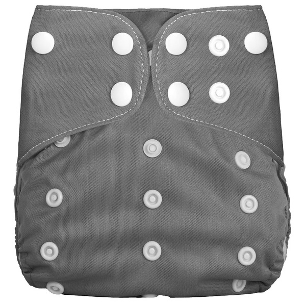 Waterproof Adjustable Grey Print Cloth Diaper