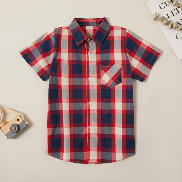 Trendy Plaid Short-sleeve Shirts