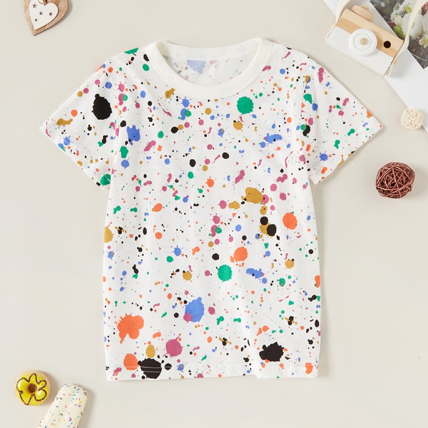 Trendy Colorful Polka Dots Tee