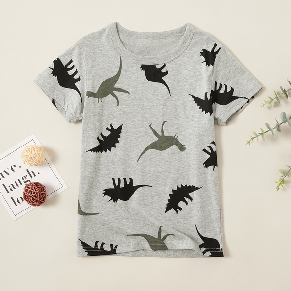 Stylish Dinosaur Allover Print Tee