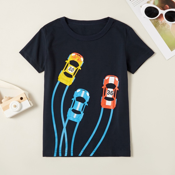 Stylish Cars Race Print Tee