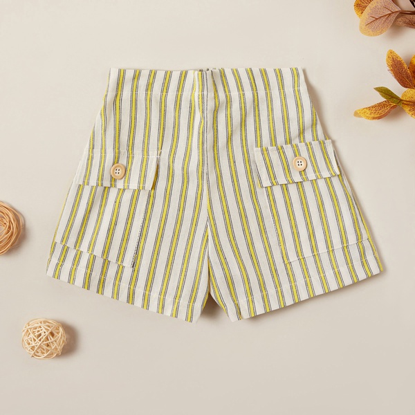 Fashionable Striped Shorts