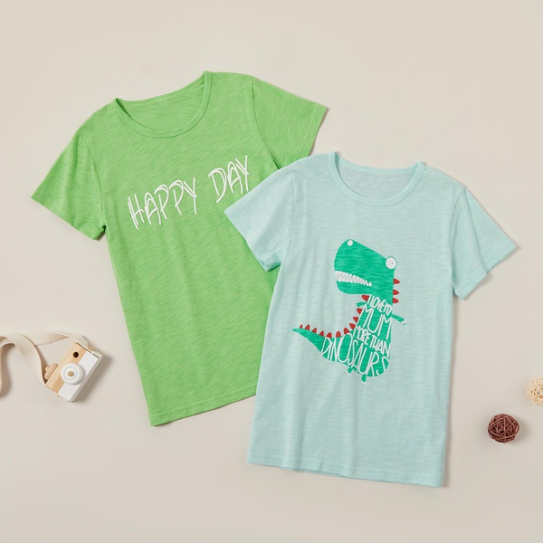 Stylish Cartoon Dinosaur Tee