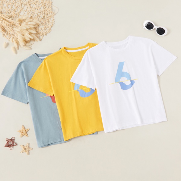 Fashionable Letter Print Short-sleeve Tee