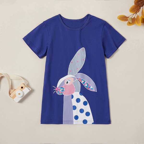 Pretty Rabbit Floral Print Tee