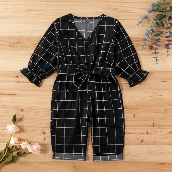 Toddler Girl Trendy Plaid Onesies