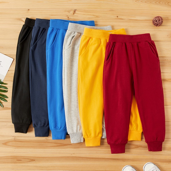 Baby / Toddler Solid Pocket Casual Pants