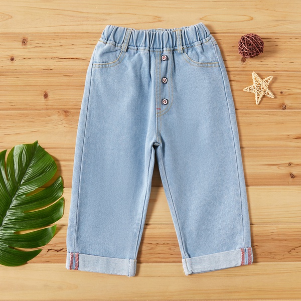 Baby / Toddler Casual Solid Jeans