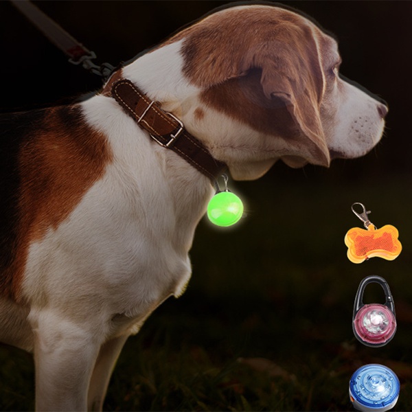 Pet light-emitting LED bone pendant jewelry