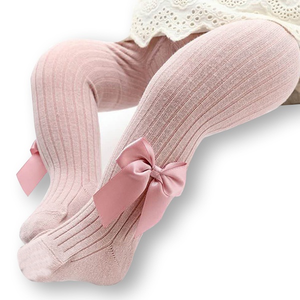 Baby / Toddler Bowknot Solid Tights