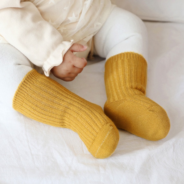 Baby / Toddler Casual Solid Fleece Warm Middle Stocking