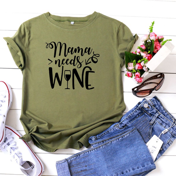 Pretty Short-sleeve Letter Tee For women