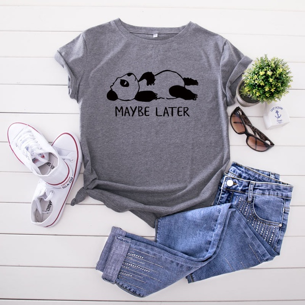 Pretty Panda Printed Short-sleeve Tee